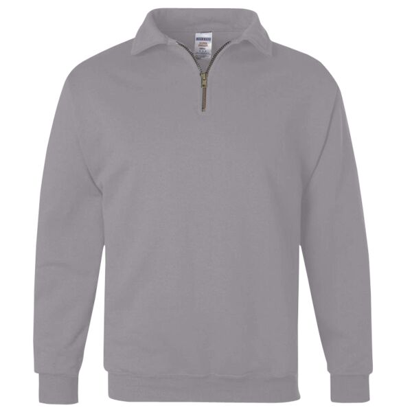 Unisex Nublend® Cadet Collar Quarter-Zip Sweatshirt Thumbnail